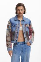 Boho spijkerjack - BLUE - XS