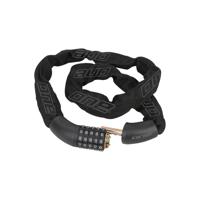 One kettingcijferslot 6.90 6mm/90cm black/grey