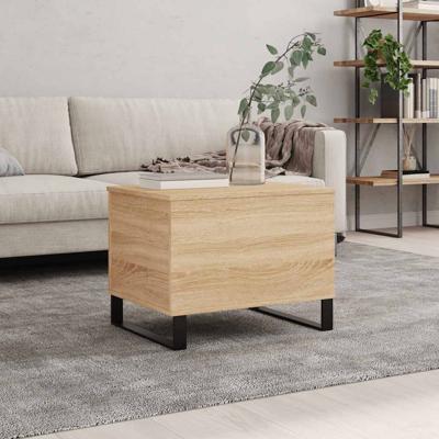 Salontafel 60x44,5x45 cm bewerkt hout sonoma eikenkleurig
