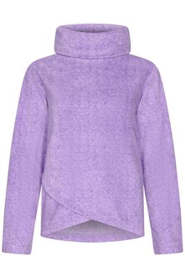 Paars fleece pyjamashirt Rebelle