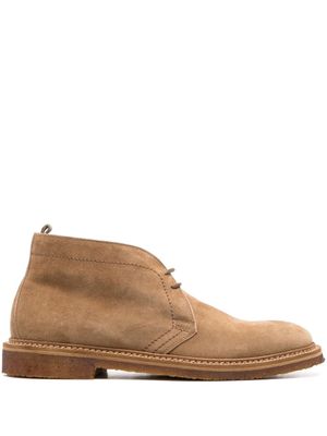 Officine Creative bottines Hopkins en daim - Marron