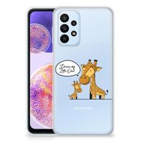 Samsung Galaxy A23 Telefoonhoesje met Naam Giraffe