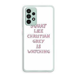 Christian Grey: Samsung Galaxy A52s 5G Transparant Hoesje