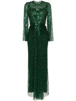 Jenny Packham robe longue Anja à ornements strassés - Vert - thumbnail