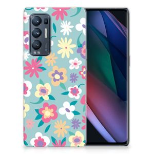 OPPO Find X3 Neo TPU Case Flower Power