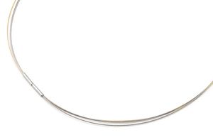Boccia 0804-01 Ketting staal-titanium zilver-en goudkleurig 3 x 0,6 mm