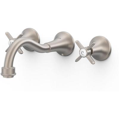 Wastafelkraan Tres Clasic | Inbouw | Mengkraan | Incl.Inbouwdeel | Vintage | RVS look