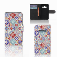 Samsung Galaxy Trend 2 Bookcase Tiles Color - thumbnail