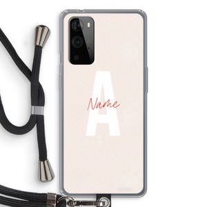 Strawberry Milkshake: OnePlus 9 Pro Transparant Hoesje met koord