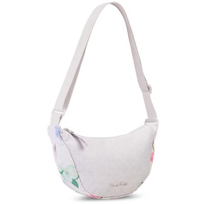 Frida Kahlo Moon Bag Schoudertas Flower Wit