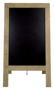 Stoepbord Securit 72x131x4cm steigerhout