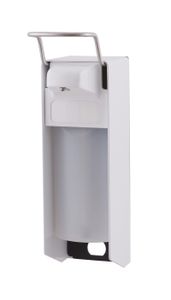 Mediqo-line MediQo-line zeepdispenser 500ml korte bedieningsbeugel MQ05P - wit