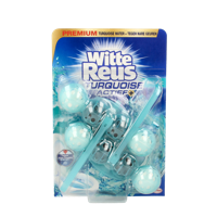 Witte Reus Toiletblok turquoise actief 2 Stuks