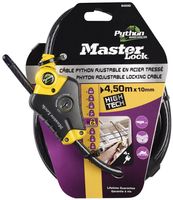 Masterlock Adjustable locking cable 4,50 m x Ø 10 mm - 4 keys - 8420EURD Masterlock Adjustable locking cable 4,50 m x Ø 10 mm - 4 keys - 8420EURD