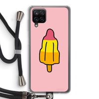 Raketijsje: Samsung Galaxy A12 Transparant Hoesje met koord