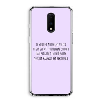 Regenboog: OnePlus 7 Transparant Hoesje