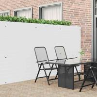 Tuinhek Dubbelzijdig Wit 1,8x5 m PVC
