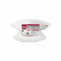 Set van 2 kussens Abeil Wit 60 x 60 cm (2 Stuks) - thumbnail