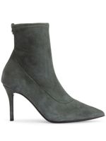 Giuseppe Zanotti bottines Mirea 90 mm en cuir - Gris - thumbnail