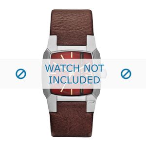 Diesel horlogeband DZ1667 Leder Bruin 26mm
