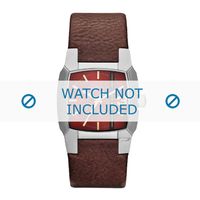 Diesel horlogeband DZ1667 Leder Bruin 26mm