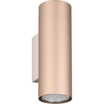LED Tuinverlichting - Wandlamp Buitenlamp - Trion Harley - Lichtpunt Boven en Onder - GU10 Fitting - IP20 - Koffie - Metaal