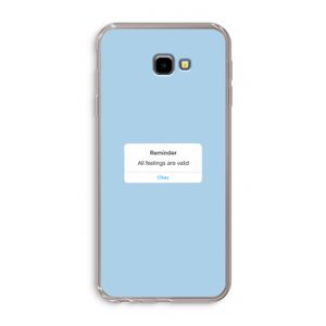 Reminder: Samsung Galaxy J4 Plus Transparant Hoesje