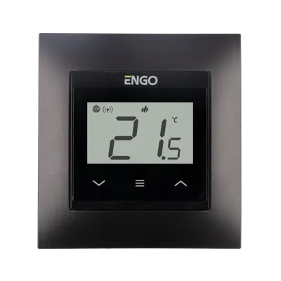 ENGO E55-B- WiFi-thermostaat, 230V Zwart (55x55)