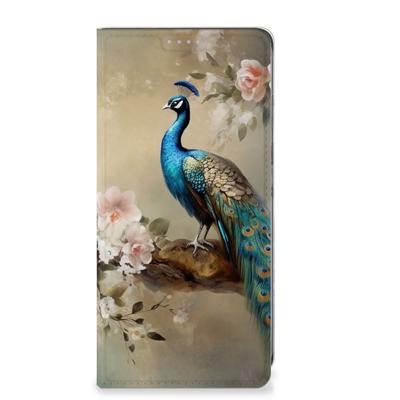 Smartphone hoesje voor Samsung Galaxy S24 Plus Vintage Pauwen Smartphone hoesje voor Samsung Galaxy S24 Plus Vintage Pauwen