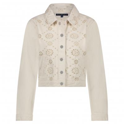 Red Button - Beige | unisex | Spijkerjas | Beige | M | regular | Kamst mode