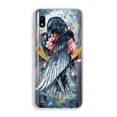 Golden Raven: Samsung Galaxy A10 Transparant Hoesje