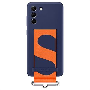 Samsung Galaxy S21 FE 5G Siliconen Cover met Band EF-GG990TNEGWW - Navy