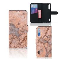 Xiaomi Mi A3 | Bookcase | Marmer Oranje