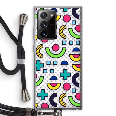 8-bit N°6: Samsung Galaxy Note 20 Ultra / Note 20 Ultra 5G Transparant Hoesje met koord