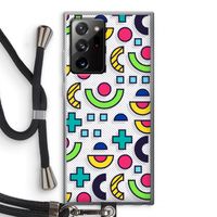 8-bit N°6: Samsung Galaxy Note 20 Ultra / Note 20 Ultra 5G Transparant Hoesje met koord