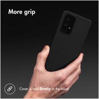 Accezz Color Backcover voor Samsung Galaxy A26 Telefoonhoesje Zwart