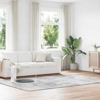 Hoogpolig vloerkleed NAVARRA 200x290 cm polyester lichtgrijs