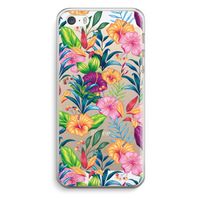 Tropisch 2: iPhone 5 / 5S / SE Transparant Hoesje