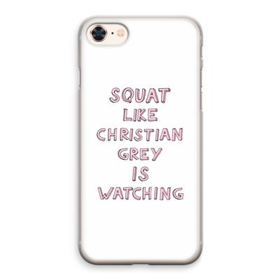 Christian Grey: iPhone 8 Transparant Hoesje