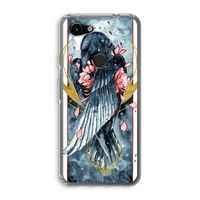 Golden Raven: Google Pixel 3a Transparant Hoesje