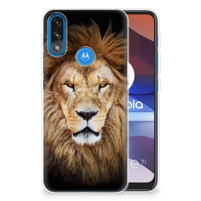 Motorola Moto E7/E7i Power | TPU Hoesje | Leeuw