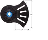 Rotec MOS 17/100Bi | Starlock-Max Invalzaagblad | Hout/Metaal | 100x50 - 519.4190