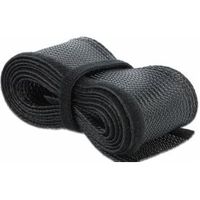 Delock 18857 gevlochten kous met klittenband 2 m x 19 mm zwart