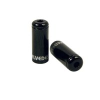 Elvedes Kabelhoedje 5mm aluminium zwart (10st) - thumbnail