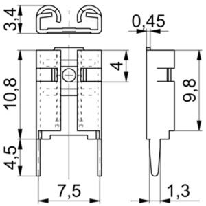 Vogt Verbindungstechnik 3867qn.68 Platte stekker (female) Insteekbreedte: 2.80 mm Insteekdikte: 0.80 mm Ongeïsoleerd 500 stuk(s)