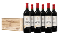 Château Valade Bordeaux Supérieur op kist