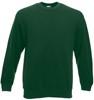 Fruit Of The Loom F324 Classic Set-in Sweat - Bottle Green - 3XL