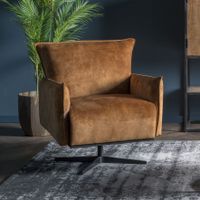 Livingfurn Draaibare Fauteuil Philippe Velvet - thumbnail