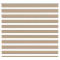 VidaXL Zebra blind 165x100 cm stofbreedte 160,9 cm polyester zandbruin
