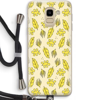Herfst: Samsung Galaxy J6 (2018) Transparant Hoesje met koord